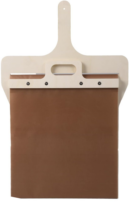 Wooden Pizza Peel with Sliding Lock Mechanism – Non-Stick Pizza Serving Shovel