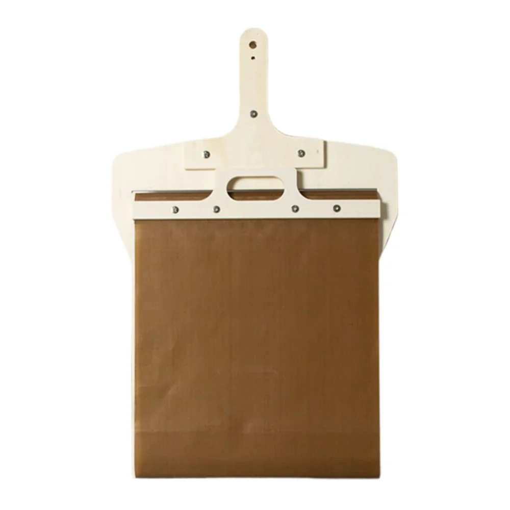Wooden Pizza Peel with Sliding Lock Mechanism – Non-Stick Pizza Serving Shovel