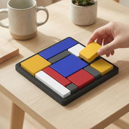 Wooden Shape Sorting Puzzle Blocks Educational Learning Toy for Kids