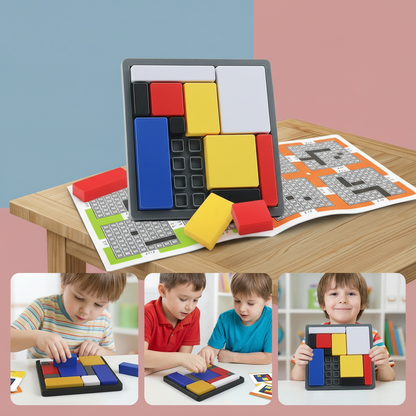 Wooden Shape Sorting Puzzle Blocks Educational Learning Toy for Kids