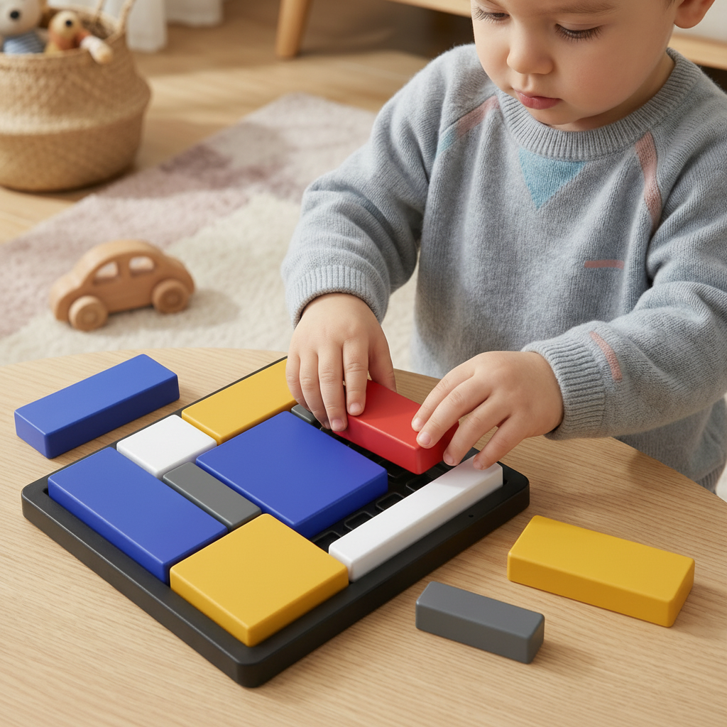 Wooden Shape Sorting Puzzle Blocks Educational Learning Toy for Kids