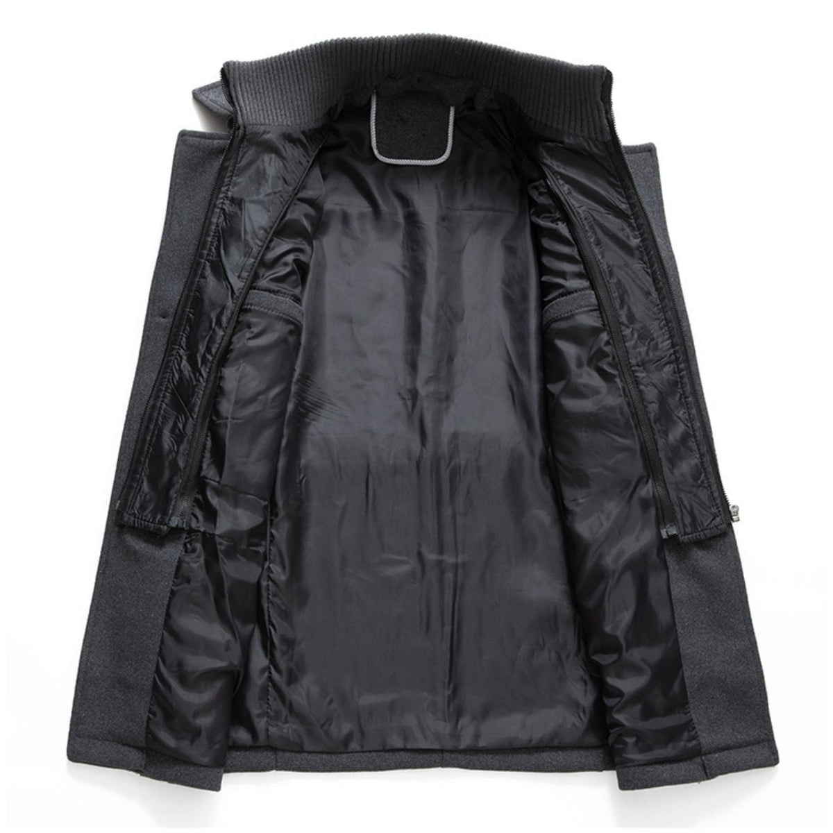 Wool Blend Double Collar Winter Trench Coat