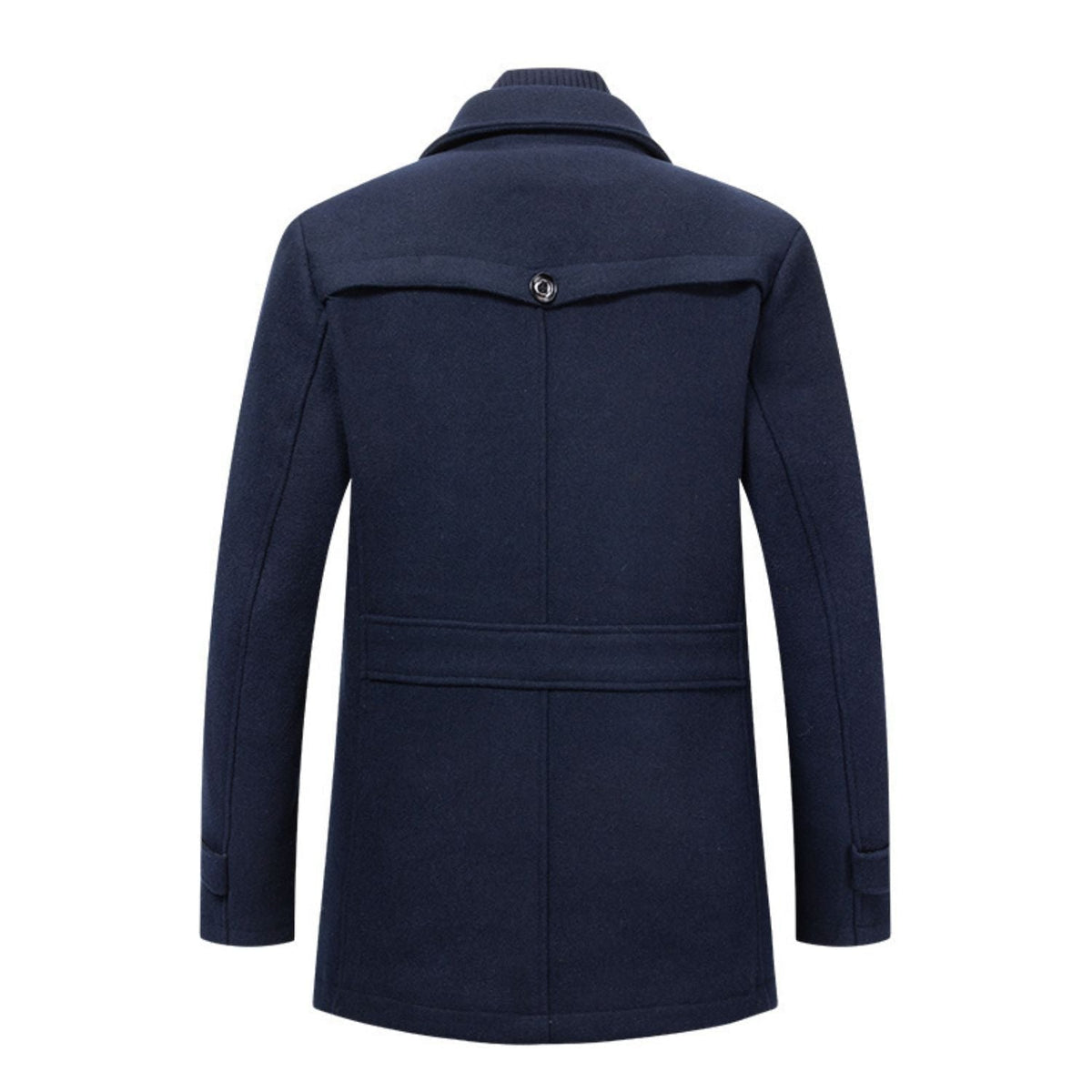 Wool Blend Double Collar Winter Trench Coat