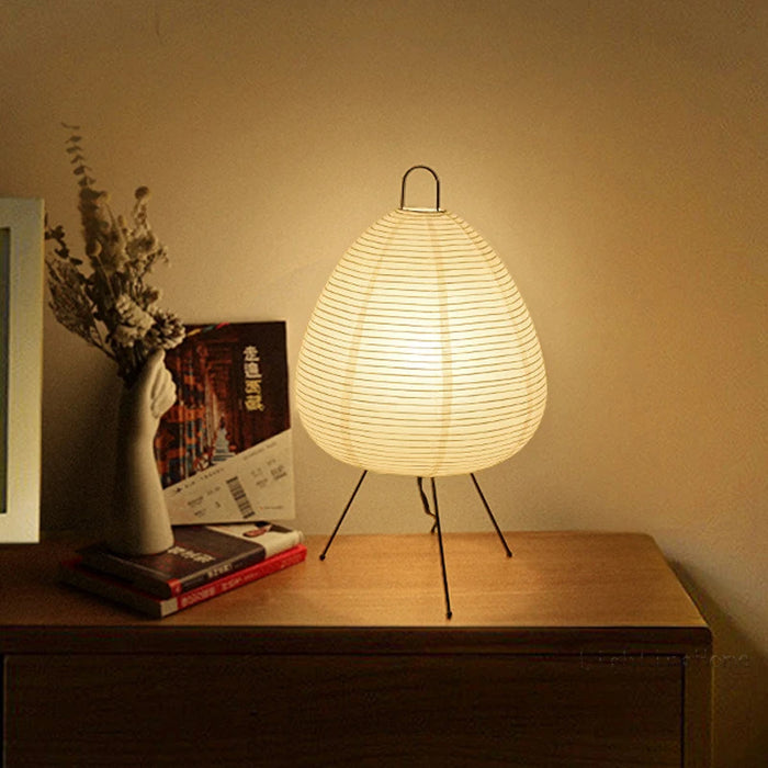 ZenGlow Japanese Rice Paper Lamp Soft Ambient Light