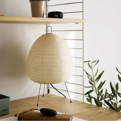 ZenGlow Japanese Rice Paper Lamp Soft Ambient Light