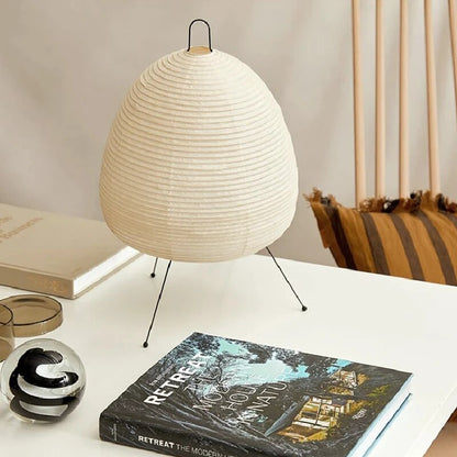 ZenGlow Japanese Rice Paper Lamp Soft Ambient Light