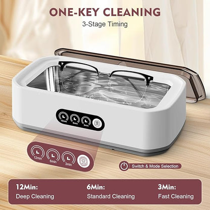 Zyniq Ultrasonic Cleaner Jewellery Glasses Watch Deep Cleaning Device